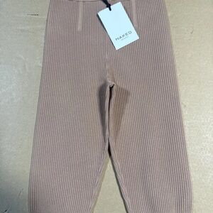 Naked Cashmere Women’s Beige Ribbed Tights Size XS